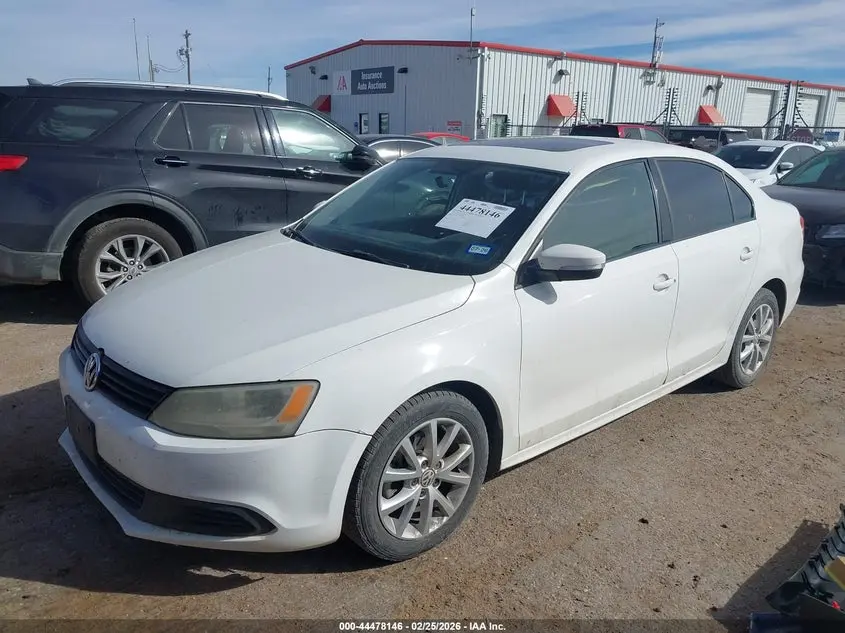 2012 VOLKSWAGEN JETTA 2.5L SE