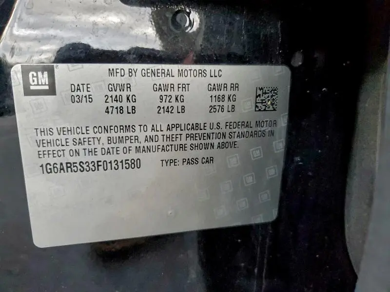 2015 CADILLAC CTS LUXURY COLLECTION  