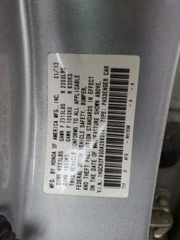 2013 HONDA ACCORD EXL