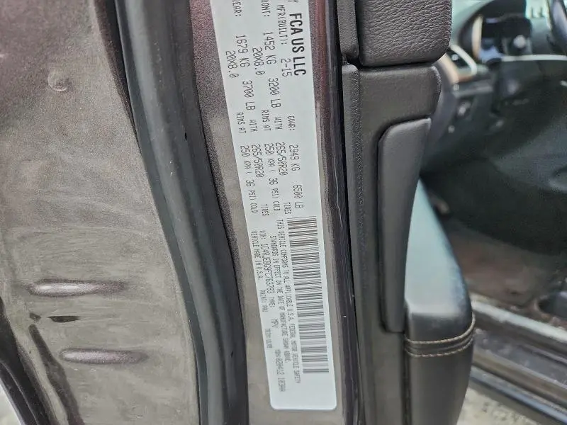 2015 JEEP GRAND CHEROKEE LIMITED  