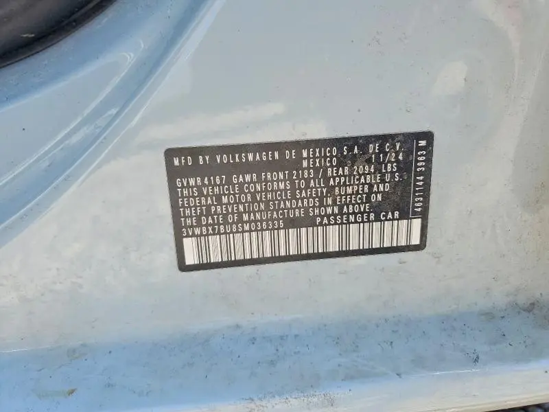 2025 VOLKSWAGEN JETTA SPORT  