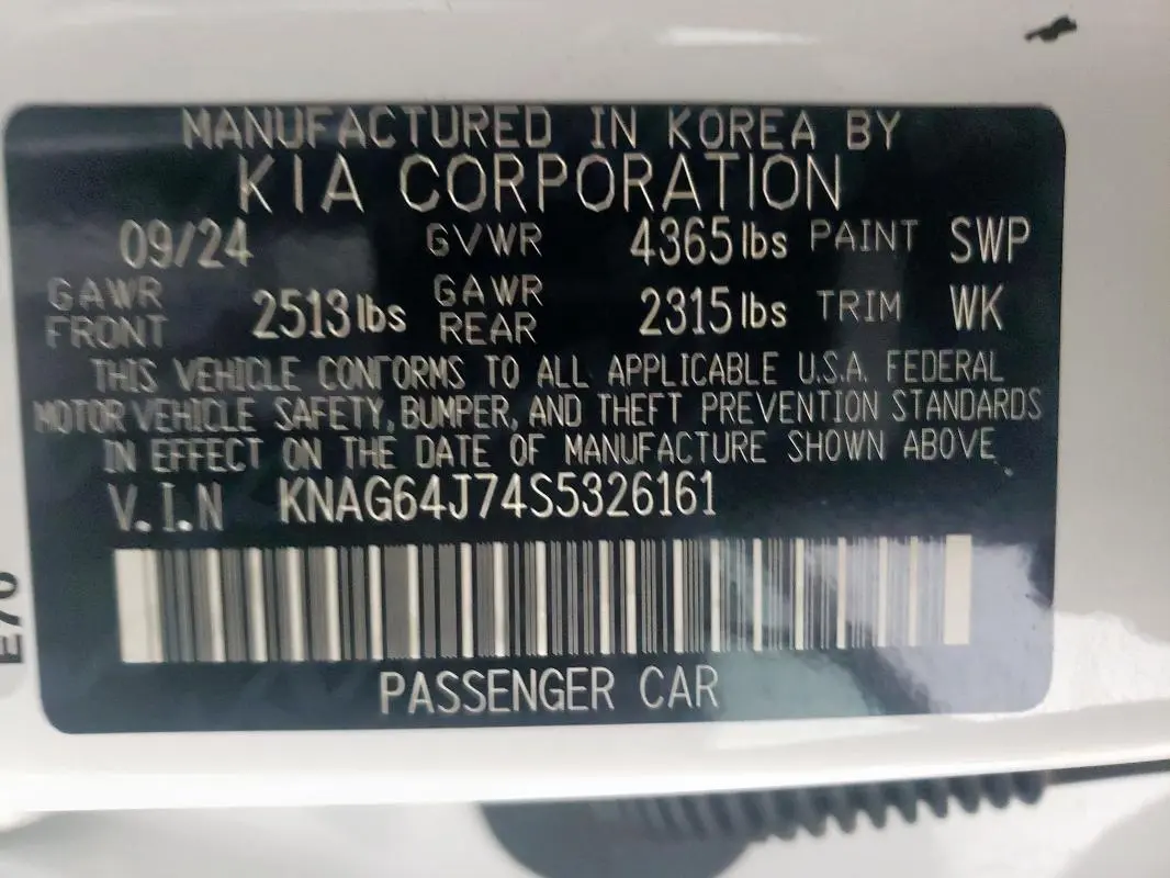 2025 KIA K5 GT LINE  