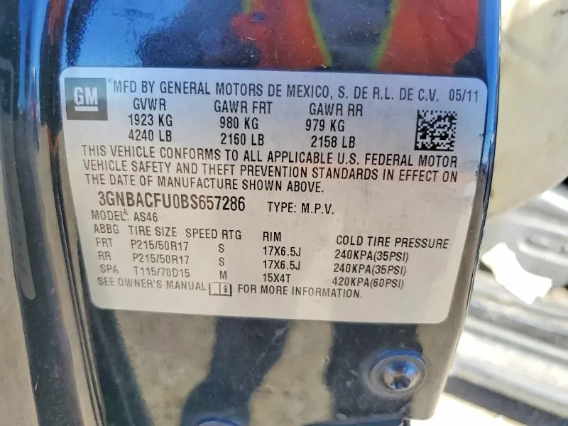 2011 CHEVROLET HHR LT  