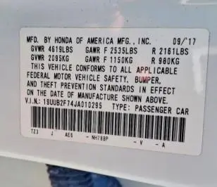 2018 ACURA TLX ADVANCE  