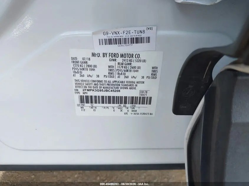 2018 FORD EDGE SE