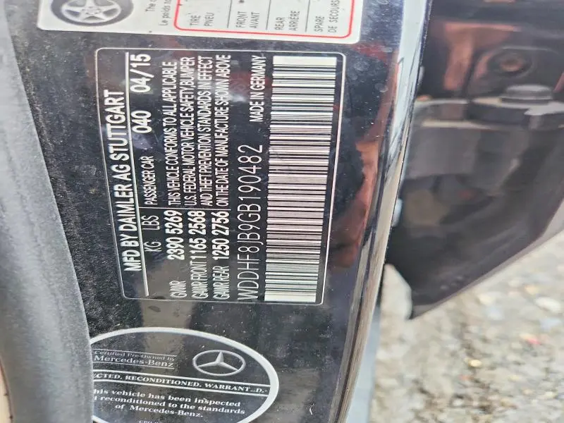 2016 MERCEDES-BENZ E 350 4MATIC  
