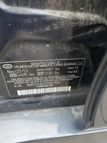 2014 HYUNDAI SONATA SE  