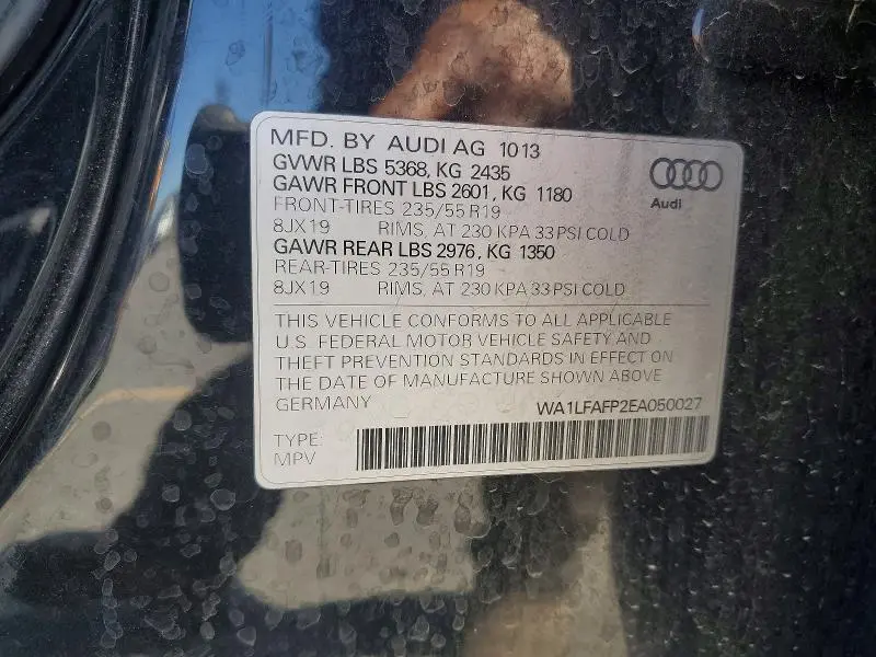 2014 AUDI Q5 PREMIUM PLUS  