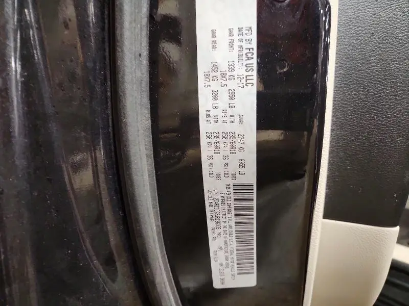 2018 CHRYSLER PACIFICA TOURING L PLUS  