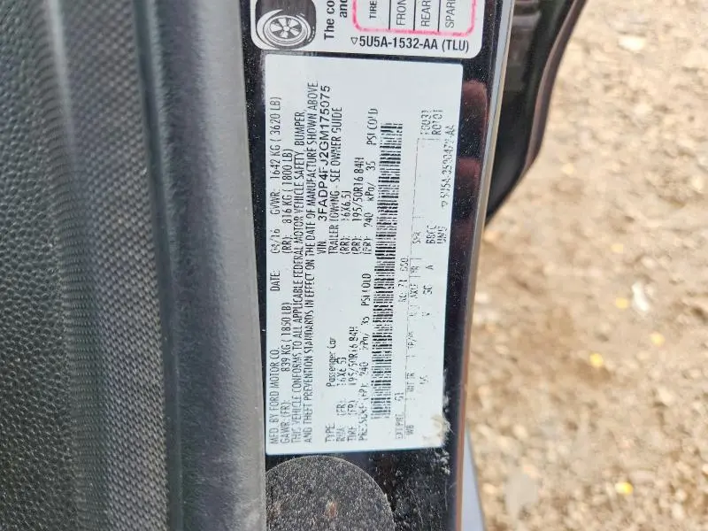 2016 FORD FIESTA TITANIUM  