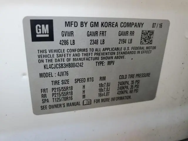 2017 BUICK ENCORE ESSENCE  