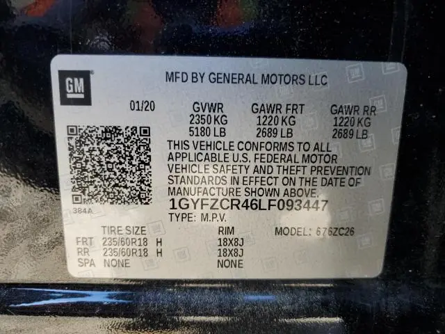 2020 CADILLAC XT4 PREMIUM LUXURY  