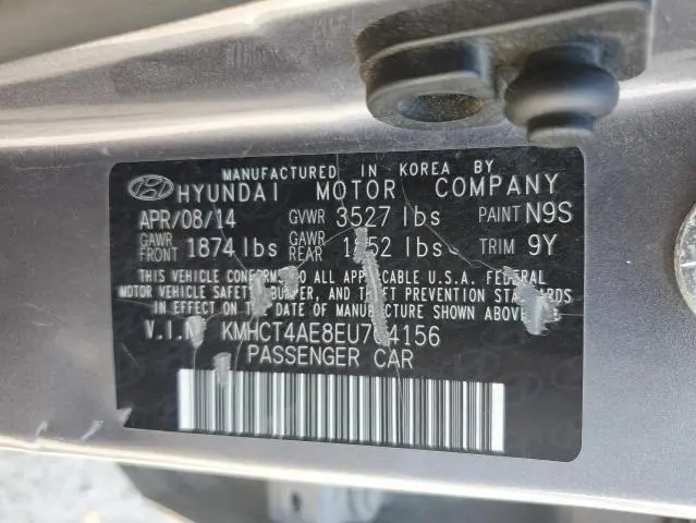 2014 HYUNDAI ACCENT GLS