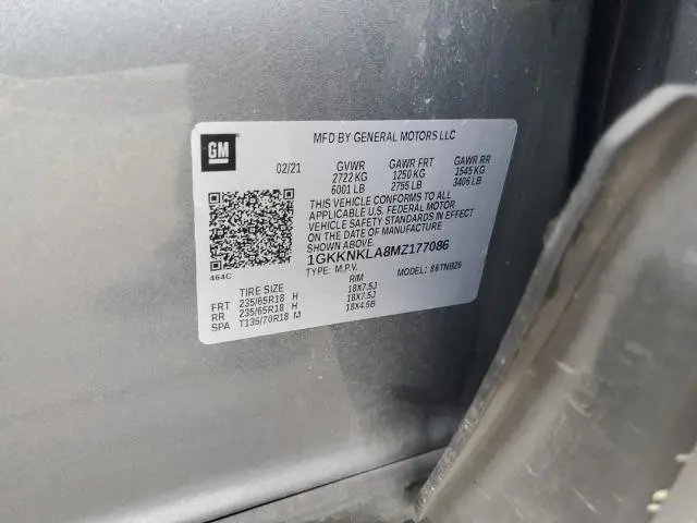 2021 GMC ACADIA SLE  