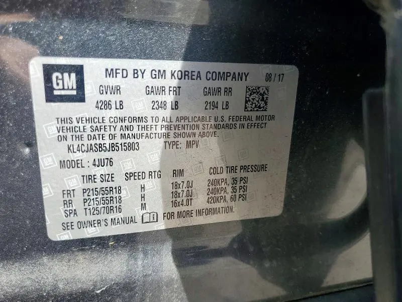 2018 BUICK ENCORE PREFERRED  