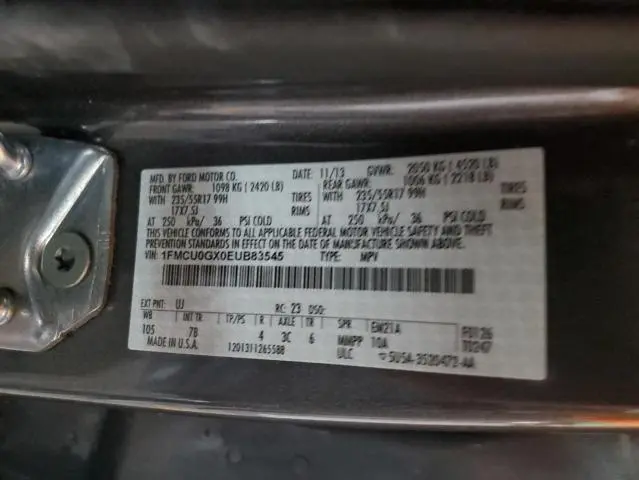 2014 FORD ESCAPE SE  