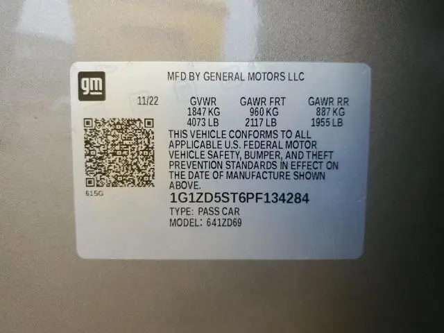 2023 CHEVROLET MALIBU LT