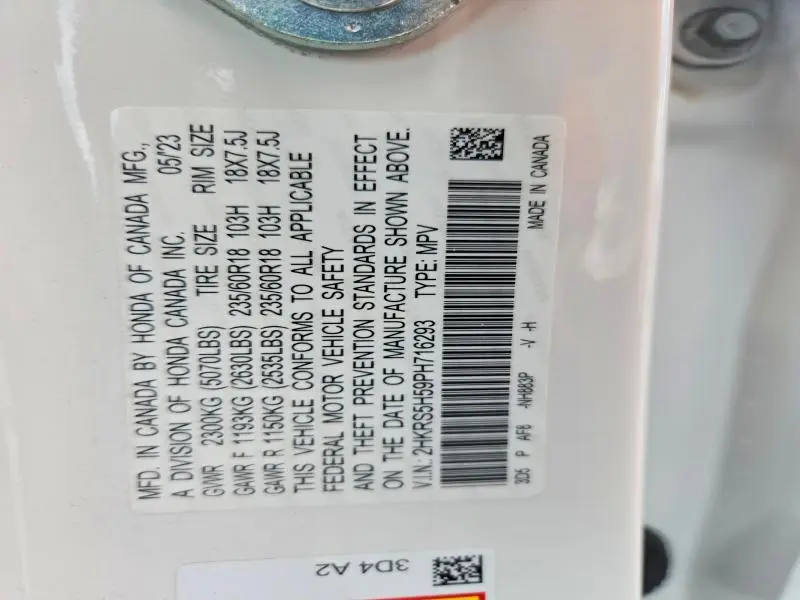 2023 HONDA CR-V SPORT  