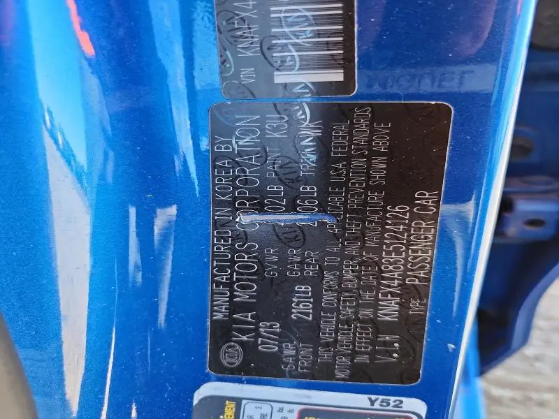 2014 KIA FORTE EX  