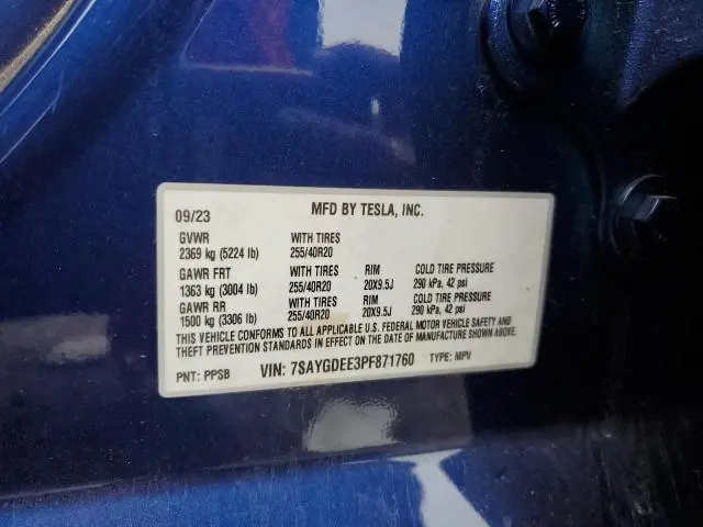 2023 TESLA MODEL Y   
