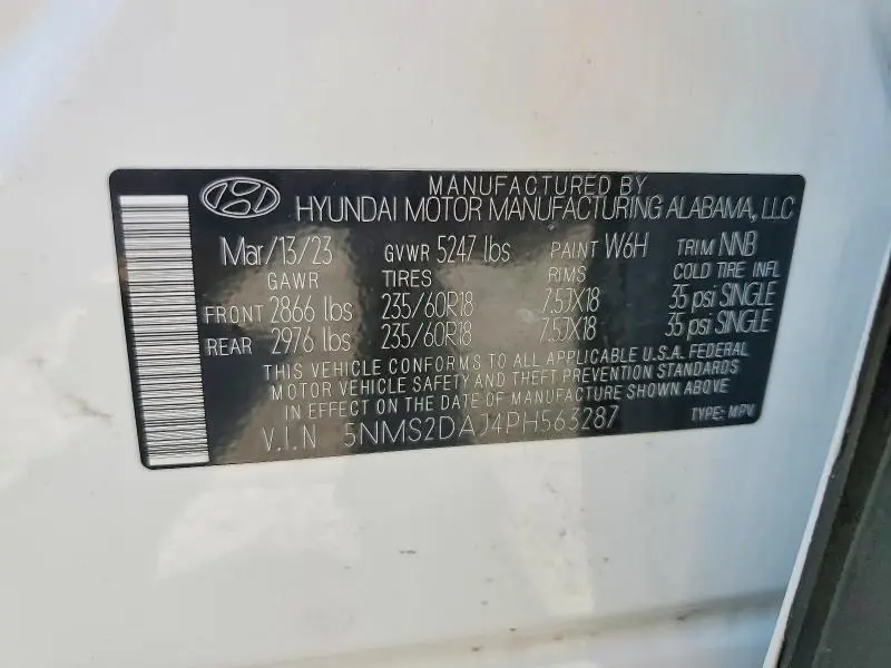 2023 HYUNDAI SANTA FE SEL  
