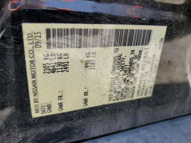 2016 NISSAN MAXIMA 3.5S  