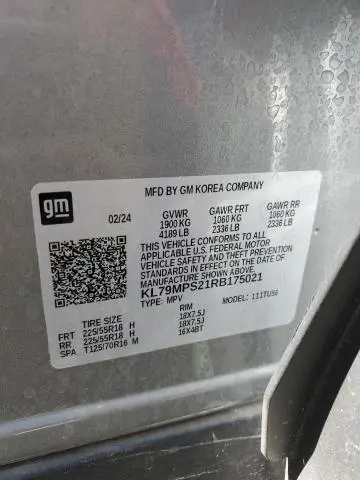 2024 CHEVROLET TRAILBLAZER LT  