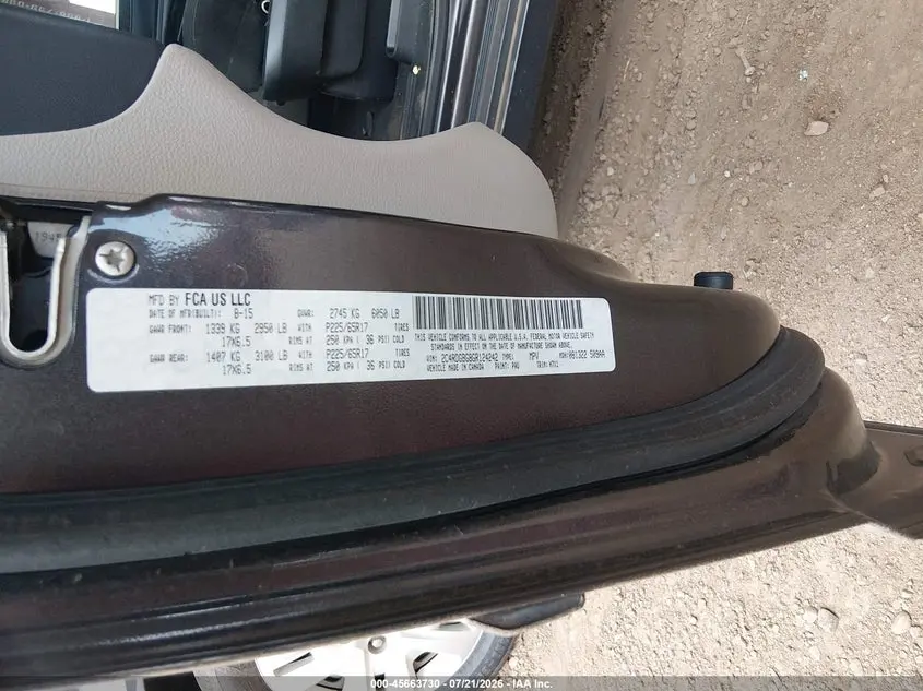2016 DODGE GRAND CARAVAN AMERICAN VALUE PKG
