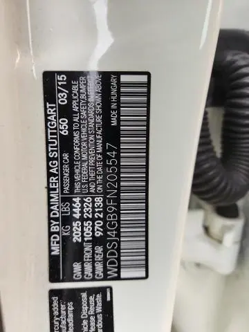 2015 MERCEDES-BENZ CLA 250 4MATIC  