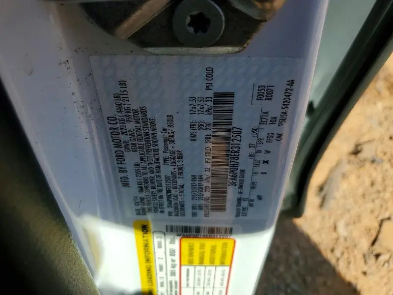2014 FORD FUSION SE  