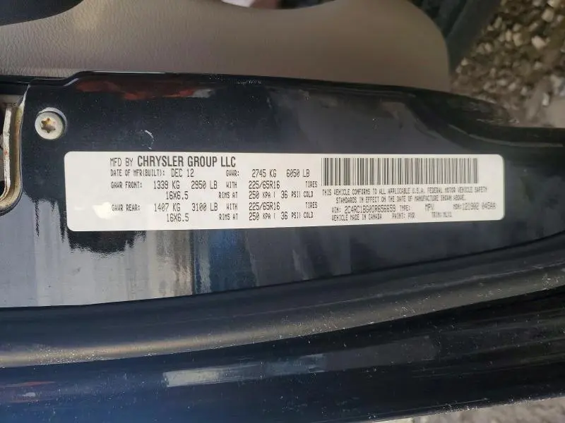 2013 CHRYSLER TOWN & COUNTRY TOURING  