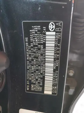 2015 TOYOTA COROLLA L