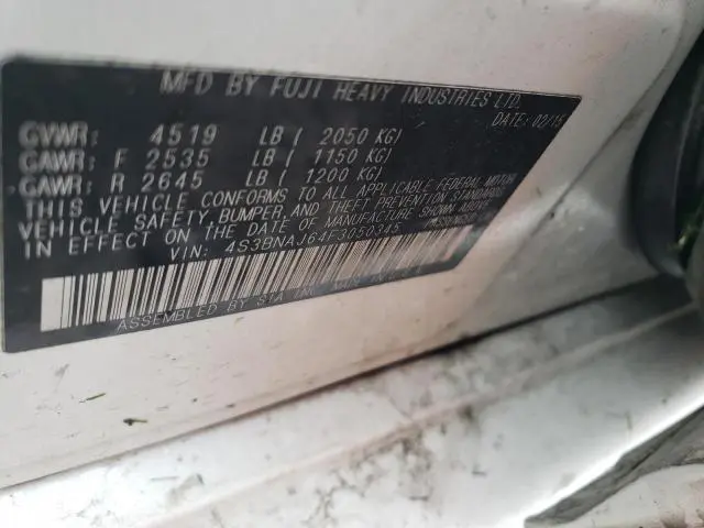 2015 SUBARU LEGACY 2.5I LIMITED  
