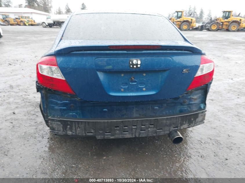 2012 HONDA CIVIC SI