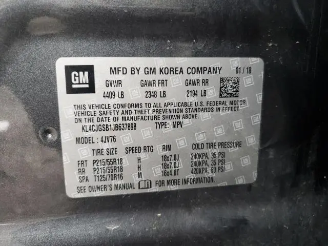 2018 BUICK ENCORE ESSENCE  