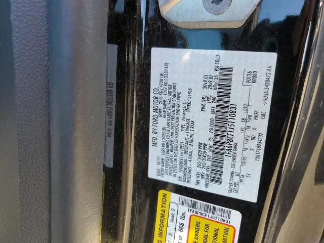 2018 FORD MUSTANG GT