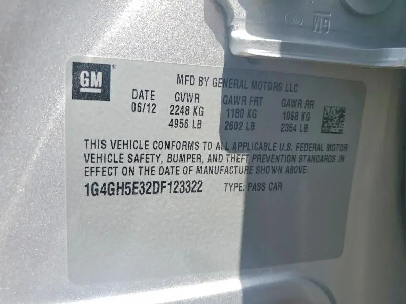 2013 BUICK LACROSSE PREMIUM  
