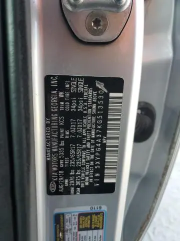 2019 KIA SORENTO L  
