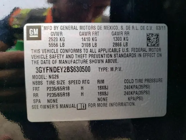 2011 CADILLAC SRX LUXURY COLLECTION  