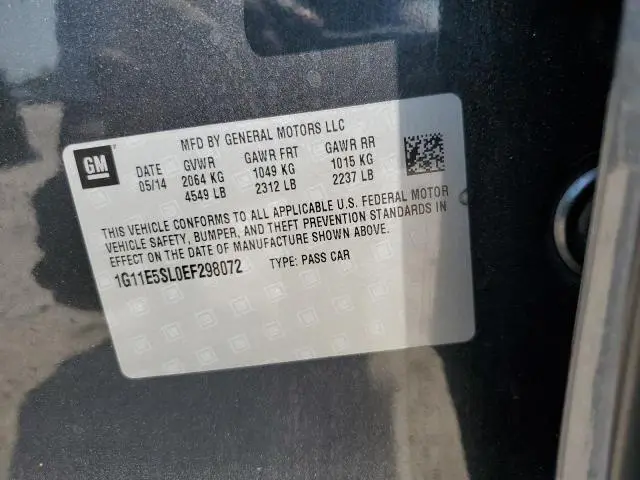 2014 CHEVROLET MALIBU 2LT  