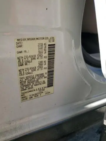 2018 NISSAN MURANO S  