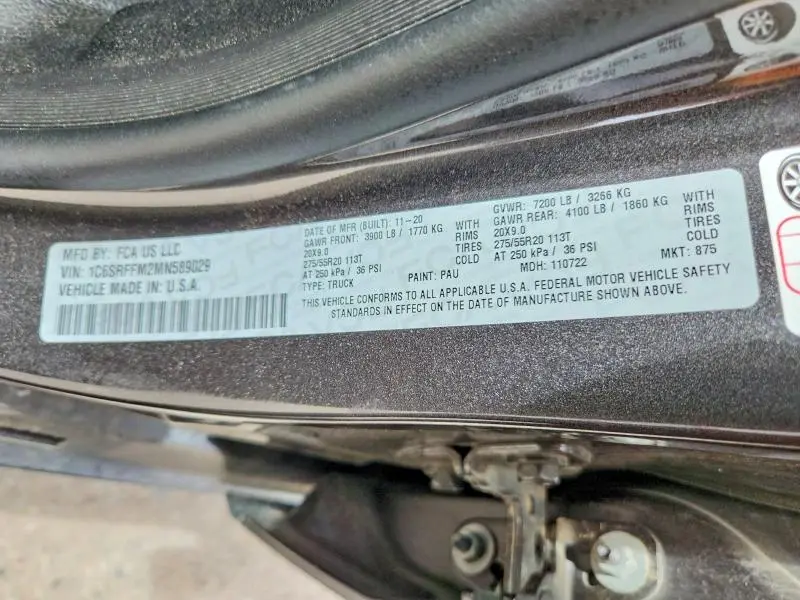 2021 RAM 1500 BIG HORN  