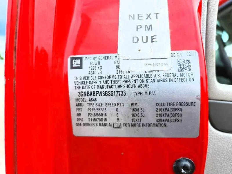 2011 CHEVROLET HHR LT  