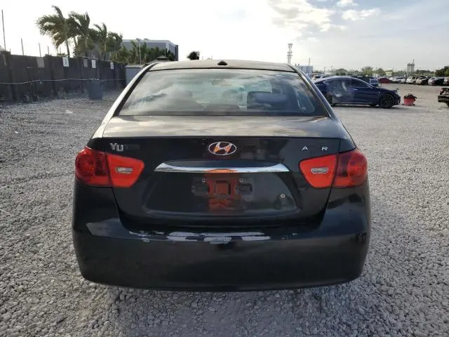 2010 HYUNDAI ELANTRA BLUE  