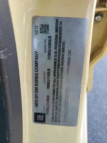 2014 CHEVROLET SPARK LS  