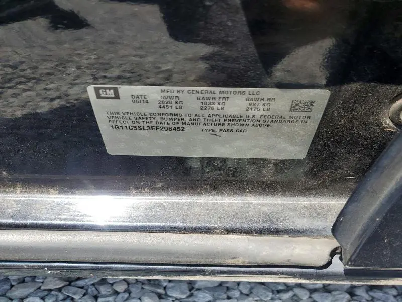 2014 CHEVROLET MALIBU 1LT  