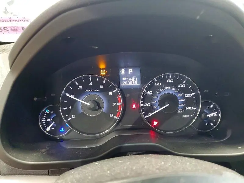 2012 SUBARU OUTBACK 2.5I  