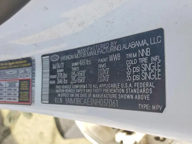 2022 HYUNDAI TUCSON SEL  