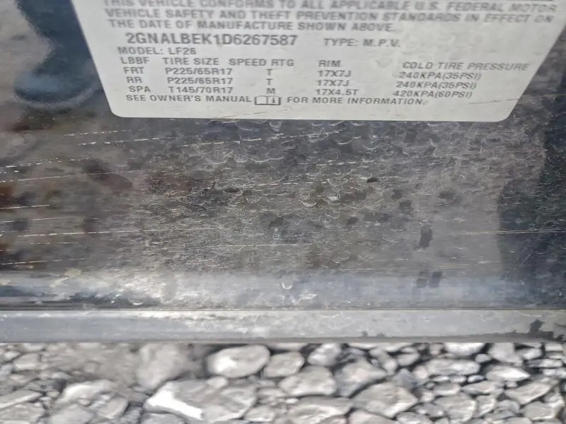 2013 CHEVROLET EQUINOX LS  