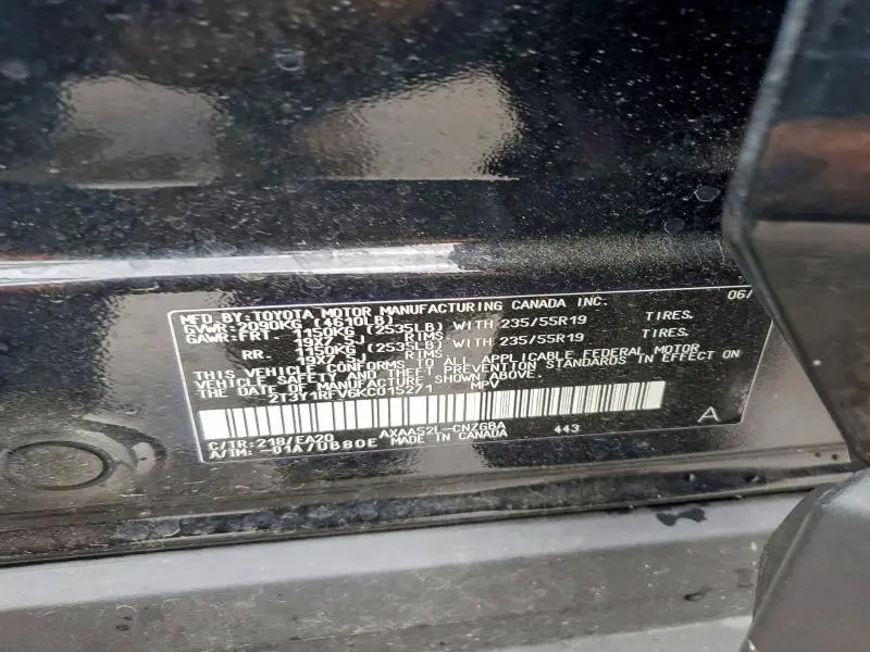 2019 TOYOTA RAV4 LIMITED  